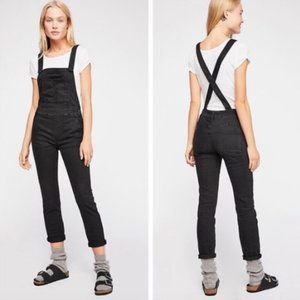 Free People Washed Denim Overall
